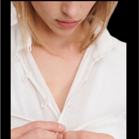 rag & bone white Libby top EUC - Picture 3 of 8